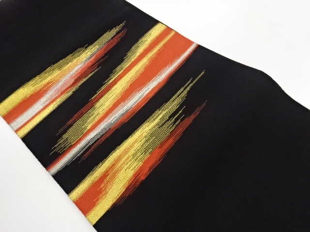 JAPANESE KIMONO / HAND-WOVEN KASUMI PATTERN WEAVE NAGOYA OBI